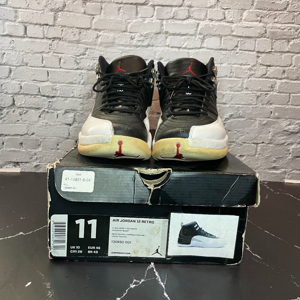 Size 11 - Air Jordan 12 Retro 'Playoff' (2012) - 130690 001 - Black